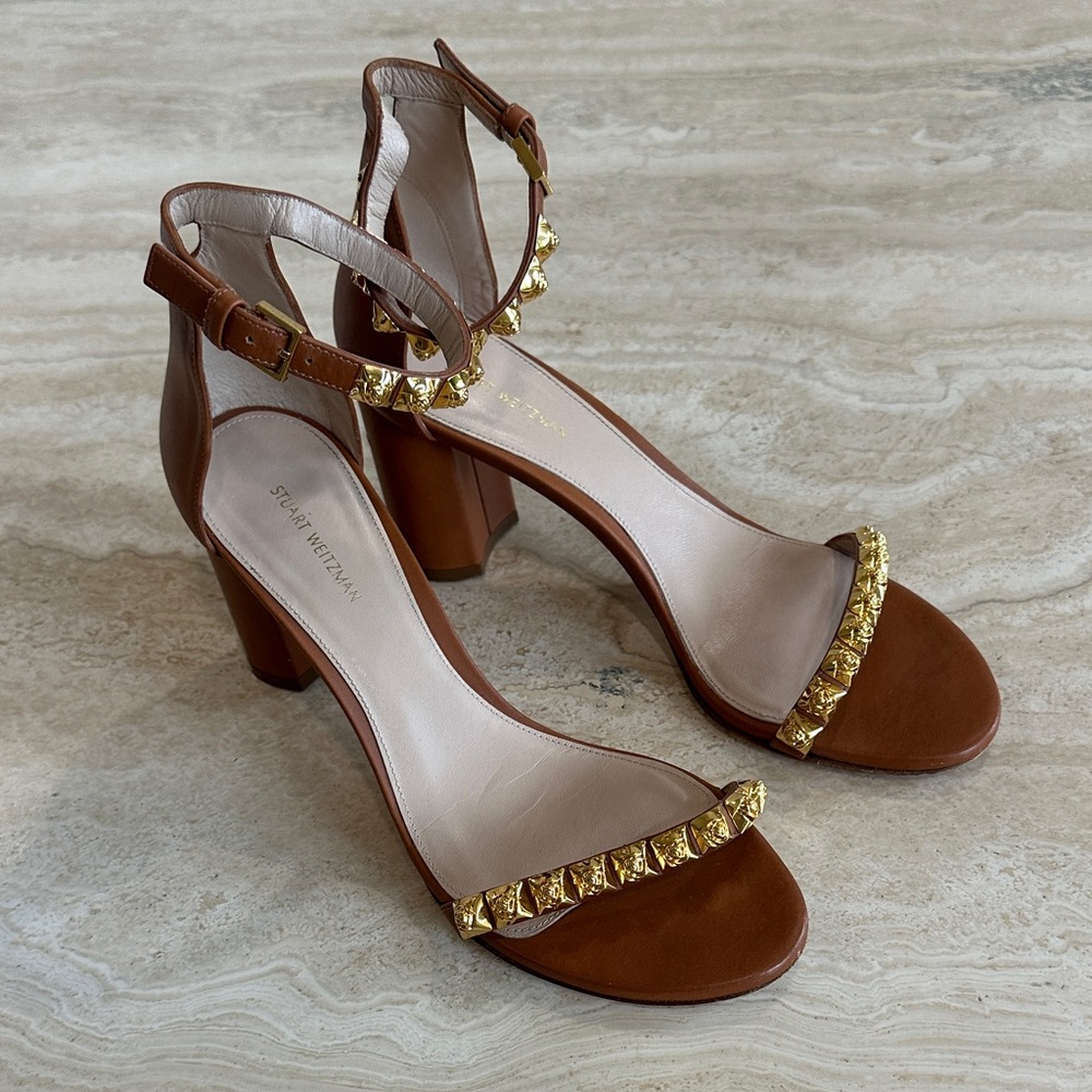Stuart Weitzman Rosemarie Studded Women's Sandals